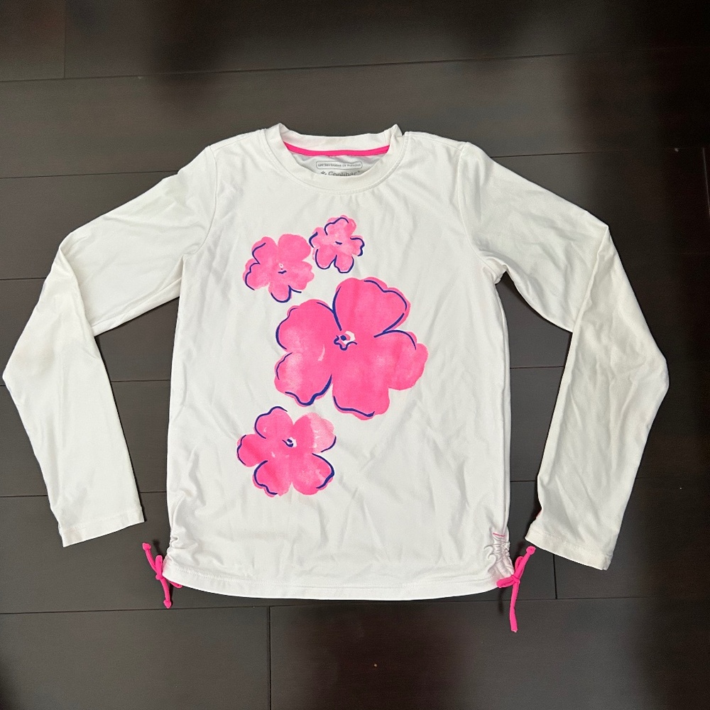 Coolibar Girls swim shirt. Size L.